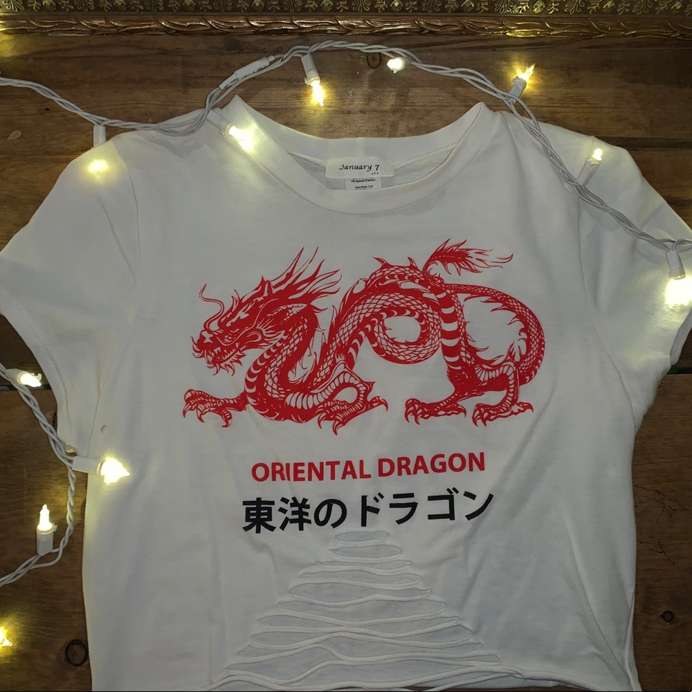Graphic design crop top